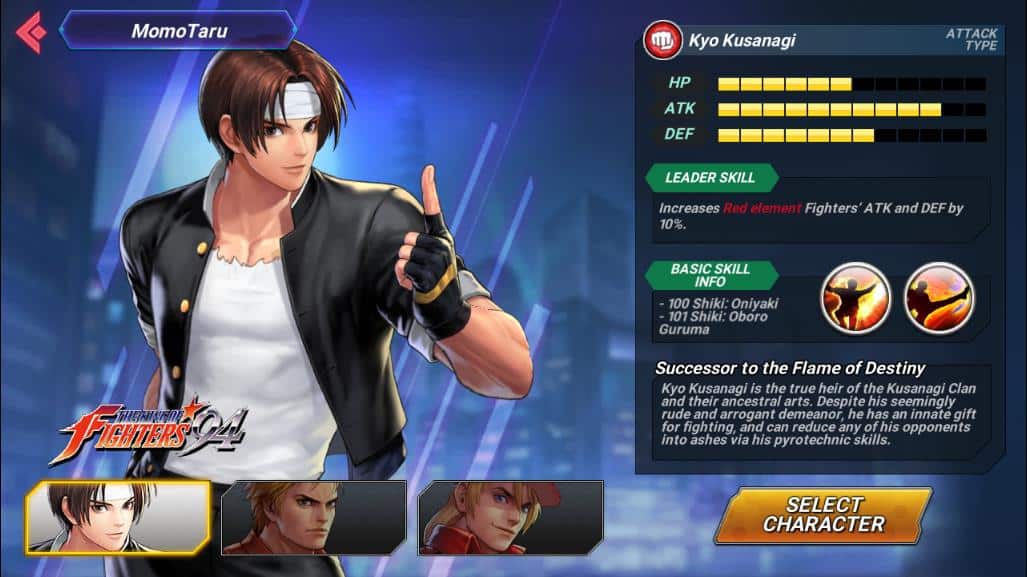 ข่าวเกม The King of Fighters Allstar