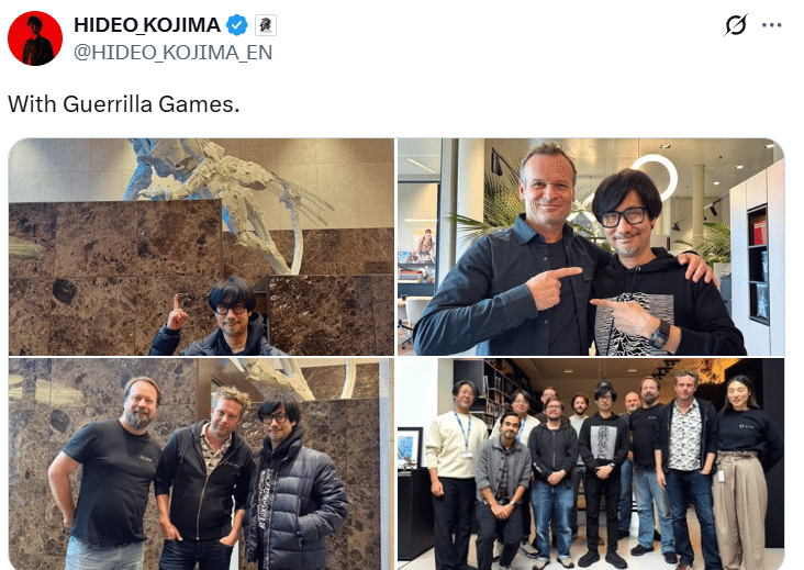 โคจิมะ เยือน Guerrilla Games