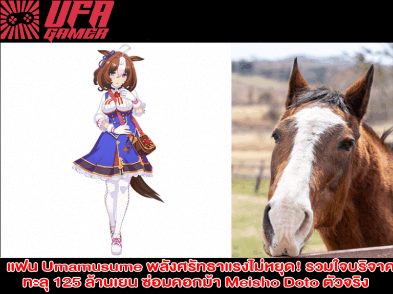 แฟน Umamusume พลังศรัทธาแรงไม่หยุด! รวมใจบริจาคทะลุ 125 ล้านเยน ซ่อมคอกม้า Meisho Doto ตัวจริง