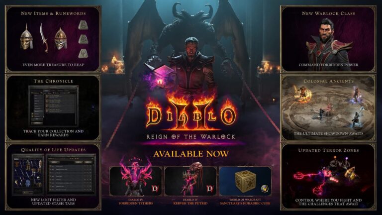 ฉลอง 30 ปี Diablo: เปิดตัวอาชีพใหม่ “Warlock” และส่วนขยาย Lord of Hatred